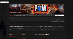 Desktop Screenshot of potw-clan.com